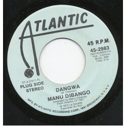 Manu Dibango Dangwa USED VINYL 7INCH 45 RPM PROMO STEREO MONO