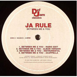 Ja Rule Between Me & You VINYL 12" USED
