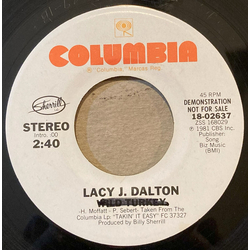 Lacy J. Dalton Wild Turkey / Everybody Makes Mistakes USED VINYL 7INCH 45 RPM PROMO