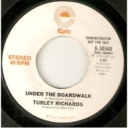 Turley Richards Under The Boardwalk USED VINYL 7INCH 45 RPM SINGLE PROMO