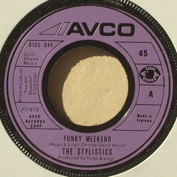 The Stylistics Funky Weekend Vinyl 7" USED