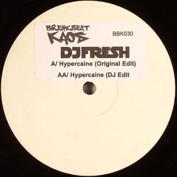 Fresh Hypercaine USED VINYL 12INCH WHITE LABEL PROMO 45 RPM