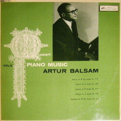 Arthur Balsam / Wolfgang Amadeus Mozart Piano Music Vol 8 Vinyl LP USED