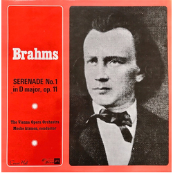 Orchester Der Wiener Staatsoper / Johannes Brahms / Moshe Atzmon Serenade No.1 In D Major, Op.11 Vinyl LP USED