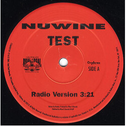 Nuwine Test VINYL 12" USED