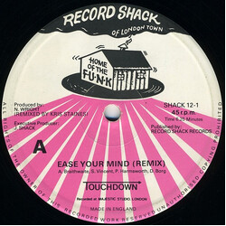 Touchdown Ease Your Mind (Remix) VINYL 12" USED
