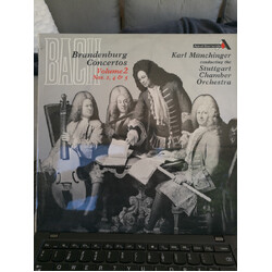 Johann Sebastian Bach / Karl Münchinger / Stuttgarter Kammerorchester Brandenburg Concertos Volume 2 Nos. 2, 4 & 5 Vinyl LP USED