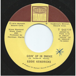 Eddie Kendricks Goin' Up In Smoke / Thanks For The Memories USED VINYL 7INCH 45 RPM SINGLE