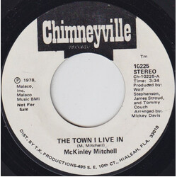 McKinley Mitchell The Town I Live In USED VINYL 7INCH 45 RPM PROMO