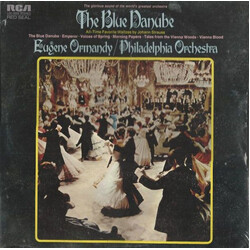 Eugene Ormandy / The Philadelphia Orchestra The Blue Danube - All Time Favorite Waltzes By Johann Strauss Vinyl LP USED