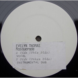 Evelyn Thomas Masquerade USED VINYL 12INCH 45 RPM WHITE LABEL