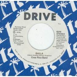 Cosa Rica Band Baila USED VINYL 7INCH 45 RPM PROMO