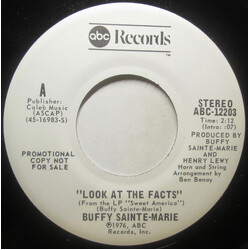Buffy Sainte-Marie Look At The Facts USED VINYL 7INCH 45 RPM PROMO STEREO MONO