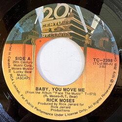 Rick Moses (2) Baby, You Move Me USED VINYL 7INCH 45 RPM