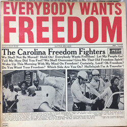 The Carolina Freedom Fighters Everybody Wants Freedom Vinyl LP USED