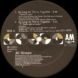 Al Green As Long As We're Together VINYL 12" USED