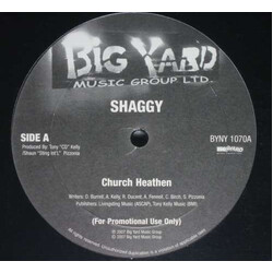 Shaggy Church Heathen USED VINYL 12INCH 45 RPM PROMO