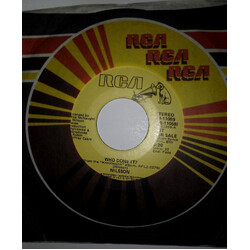 Harry Nilsson Who Done It? USED VINYL 7INCH 45 RPM PROMO