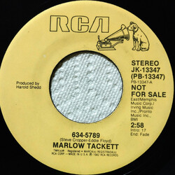 Marlow Tackett 634-5789 USED VINYL 7INCH 45 RPM PROMO