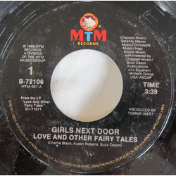 Girls Next Door Love And Other Fairy Tales USED VINYL 7INCH 45 RPM PROMO