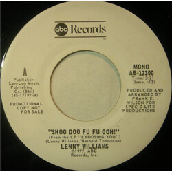 Lenny Williams Shoo Doo Fu Fu Ooh! USED VINYL 7"