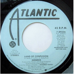 Genesis Land Of Confusion USED VINYL 7INCH 45 RPM PROMO