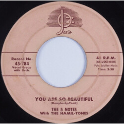 The 5 Notes / The Hamil-Tones You Are So Beautiful / Broken Hearted Baby USED VINYL 7INCH 45 RPM SINGLE MONO