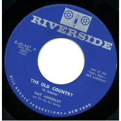 Nat Adderley And The Big Sax Section The Old Country / That's Right! Vinyl 7" USED