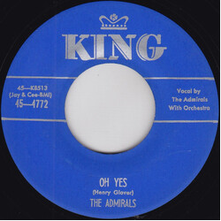 The Admirals (8) Oh Yes / Left With A Broken Heart USED VINYL 7INCH SINGLE REISSUE
