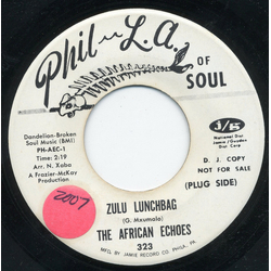 The African Echoes Zulu Lunchbag / Big Time Vinyl 7" USED