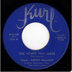 Kathy MaLaine / MaLaine Sisters The Vows You Made USED VINYL 7INCH 45 RPM