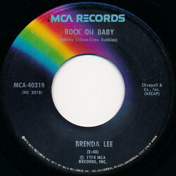 Brenda Lee Rock On Baby / More Than A Memory USED VINYL 7INCH 45 RPM SINGLE
