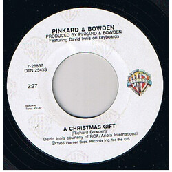 Pinkard & Bowden A Christmas Gift / Noel Bon Temps Roulee USED VINYL 7INCH 45 RPM SINGLE