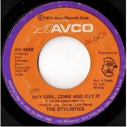 The Stylistics Star On A TV Show / Hey Girl, Come And Get It USED VINYL 7INCH 45 RPM