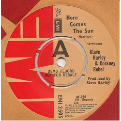 Steve Harley & Cockney Rebel Here Comes The Sun / Lay Me Down USED VINYL 7INCH 45 RPM SINGLE PROMO