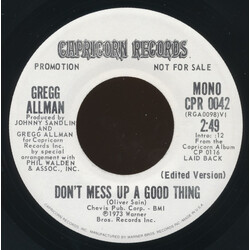 Gregg Allman Don't Mess Up A Good Thing USED VINYL 7"