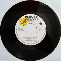 Stoney Edwards All-Around Cowboy (All-Around Fool) USED VINYL 7INCH 45 RPM SINGLE