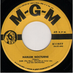 Sam Taylor And His Orchestra Harlem Nocturne / Red Sails In The Sunset USED VINYL 7INCH 45 RPM