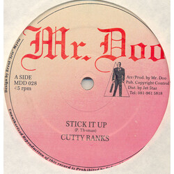 Cutty Ranks Stick It Up USED VINYL 12INCH 45 RPM