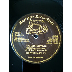Trevor Hartley It's Crying Time (Original Bass Mix) USED VINYL 12INCH 45 RPM