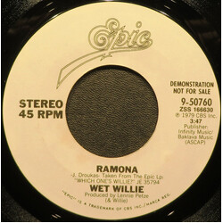Wet Willie Ramona USED VINYL 7INCH 45 RPM PROMO