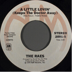 The Raes A Little Lovin' (Keeps The Doctor Away) / To Love Somebody VINYL 7" USED