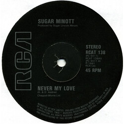 Sugar Minott Never My Love VINYL 12" USED