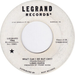 Lenis Guess In My Room / What Can I Do But Cry? USED VINYL 7INCH 45 RPM PROMO