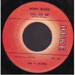 Bobby Bland Call On Me / That's The Way Love Is USED VINYL 7INCH 45 RPM