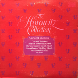 Vladimir Horowitz Concert Encores Vinyl LP USED