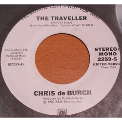 Chris De Burgh The Traveller USED VINYL 7INCH 45 RPM PROMO