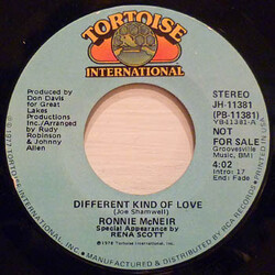 Ronnie McNeir Different Kind Of Love USED VINYL 7INCH 45 RPM PROMO