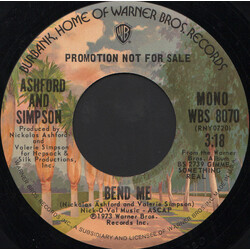 Ashford & Simpson Bend Me USED VINYL 7INCH 45 RPM PROMO STEREO MONO