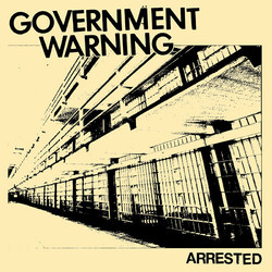 Government Warning Arrested USED VINYL 7INCH 45 RPM EP REPRESS